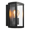 wall luminaire LUCHY E27 IP44, black dimmable