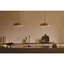 design for the people by Nordlux Pendelarmatuur VERSALE 35 E27 IP20, bruin dimbaar