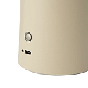design for the people by Nordlux Tafellamp op batterijen FAYE IP20, beige dimbaar
