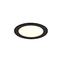 Inbouwarmatuur OLEA set van 3 IP65 | IP20, zwart  4,4W 345lm 2700K 110� 110� CRI 90