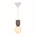 Nordlux Pendelarmatuur SADIE E14 IP20, lichtbruin dimbaar