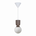 Nordlux Pendelarmatuur SADIE E14 IP20, lichtbruin dimbaar
