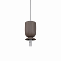 Nordlux Pendelarmatuur SADIE E14 IP20, lichtbruin dimbaar