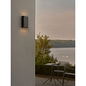 Nordlux outdoor wall luminaire FOLD 15 IP54, seaside black 