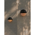 Nordlux outdoor wall luminaire SCORPIUS MAXI round E14 IP44, black dimmable