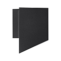 Nordlux outdoor wall luminaire NICO square GU10 IP54, black matt dimmable