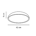 Nordlux ceiling luminaire PENELOPA 42 IP20, white dimmable