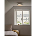 Nordlux Plafondarmatuur NIVORA 38 E27 IP20, wit dimbaar