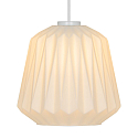 Nordlux pendant luminaire ELBIE E27 IP20, white dimmable