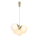 Nordlux pendant luminaire LILLY 5 flames E14 IP20, brass dimmable