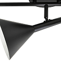 Nordlux ceiling luminaire KELVIS 3 flames GU10 IP20, black dimmable