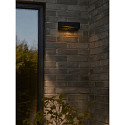 solar wall luminaire MARCELLIO with sensor IP54, black 