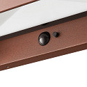 Nordlux solar wall luminaire MARCELLIO with sensor IP54, brown 
