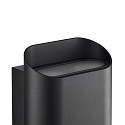 Nordlux outdoor wall luminaire NICO 22 ROUND MAXI GU10 IP54, black dimmable
