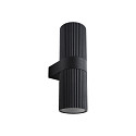 Nordlux outdoor wall luminaire KYKLOP RIPPLE MAXI up / down, with lamp socket E27 IP54, black