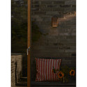 Nordlux outdoor wall luminaire SIDARA E27 IP54, seaside metallic brown dimmable