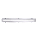 Armatuur voor vochtige ruimten WORKS IP65 1-vlams, kort, schakelbaar G13 IP65, grijs 