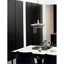 Pendelarmatuur BRETAGNE 38 G9 IP20, grijs dimbaar
