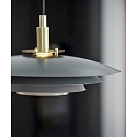 Pendelarmatuur BRETAGNE 38 G9 IP20, grijs dimbaar