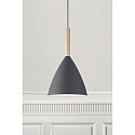 design for the people by Nordlux design for the people by Nordlux Pendant luminaire PURE 20, height 35cm, shade � 20cm, pendulum 300cm, E27, gray