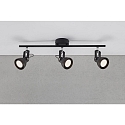Nordlux Nordlux Spot ASLAK track, 3 flames, GU10, black
