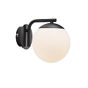 Wall luminaire GRANT, height 16.4cm, shade � 14.5cm, E14, black