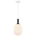 Nordlux Nordlux Pendant luminaire ALTON 23, shade � 23cm, height 43cm, pendulum 300cm, E27, white / brass / black