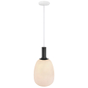 Nordlux Nordlux Pendant luminaire ALTON 23, shade � 23cm, height 43cm, pendulum 300cm, E27, white / brass / black