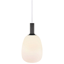 Nordlux Nordlux Pendant luminaire ALTON 23, shade � 23cm, height 43cm, pendulum 300cm, E27, white / brass / black