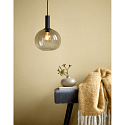 Nordlux Pendant luminaire ALTON 25, E27, IP20, black/smoky