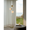 Nordlux floor lamp LILLY E14 IP20, brass 