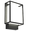 LED Outdoor Wall luminaire NESTOR, 8W, 120�, 2700K, 450lm, IP44, black
