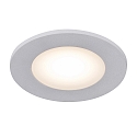 Plafondinbouwarmatuur LEONIS rond, set van 3 IP65, wit 