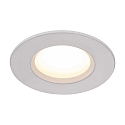 LED Recessed luminaire DORADO, round, Set of 3, 3,3W LED, 100�, 2700K, 345lm, IP65, dimmable, white