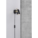 Nordlux Wandarmatuur LOTUS E14 IP20, messing, zwart 