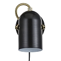 Nordlux Wandarmatuur LOTUS E14 IP20, messing, zwart 
