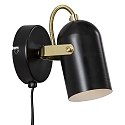 Nordlux Wandarmatuur LOTUS E14 IP20, messing, zwart 