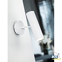 design for the people by Nordlux Wall spotlight MIB 6, GU10 max. 8W, IP20, swiveling 90�, white