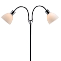 Nordlux Nordlux Floor lamp RAY 1, 2 flames, E14, IP20, chrome