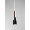 Nordlux Pendelarmatuur PURE E27 IP20, zwart