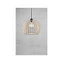 Nordlux Pendelarmatuur CHINO 40 E27 IP20, bruin, zwart 