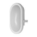 Opbouw armatuur LED BULKHEAD 11W ovaal, slagvast IP54, wit 