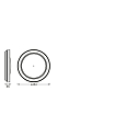 Ledvance Plafondarmatuur SMART+ WIFI ORBIS LISA TW RD500 Tunable White, bedienbaar via WLAN / WIFI IP20, dimbaar