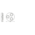 Ledvance Wandarmatuur SMART+ WIFI ORBIS WALL ROUND 300MM TW rond, Tunable White, bedienbaar via WLAN / WIFI IP44, dimbaar