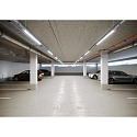 Ledvance damp-proof luminaire DAMP PROOF COMP TH 1500 V 62W 840 IP66 wired through IP66