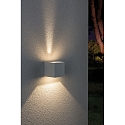 Paulmann Wall luminaire LED Cybo square, 2x3W, 8x8cm, white
