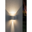 Paulmann Wall luminaire LED Cybo square, 2x3W, 8x8cm, white