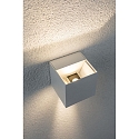Paulmann Wall luminaire LED Cybo square, 2x3W, 8x8cm, white
