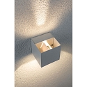 Paulmann Wall luminaire LED Cybo square, 2x3W, 8x8cm, white