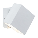 Paulmann Paulmann Wall luminaire LED Cybo square, 2x3W, 10x10cm, white
